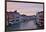 Sunset Boats on Grand Canal, Venice, Italy-Darrell Gulin-Framed Photographic Print