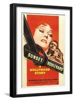 Sunset Boulevard, 1950 "Sunset Blvd." Directed by Billy Wilder-null-Framed Giclee Print