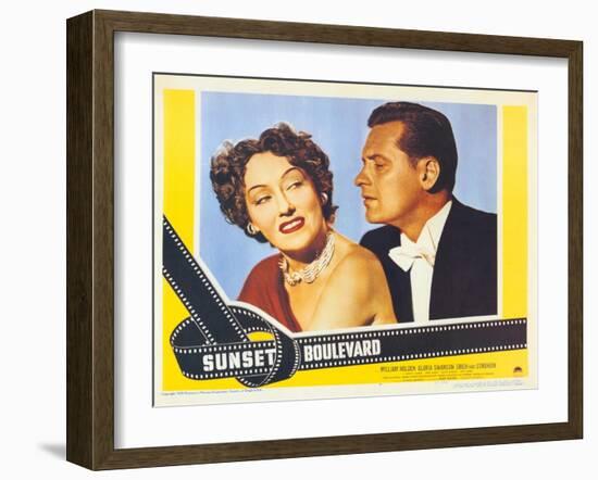 Sunset Boulevard, 1950-null-Framed Art Print