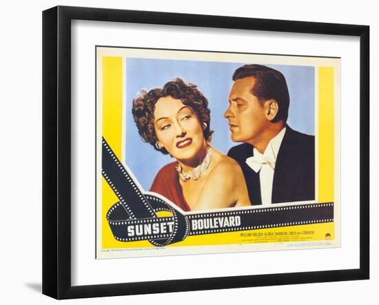 Sunset Boulevard, 1950-null-Framed Art Print