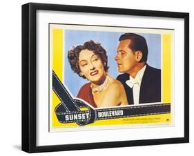 Sunset Boulevard, 1950-null-Framed Art Print