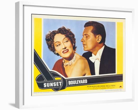 Sunset Boulevard, 1950-null-Framed Art Print