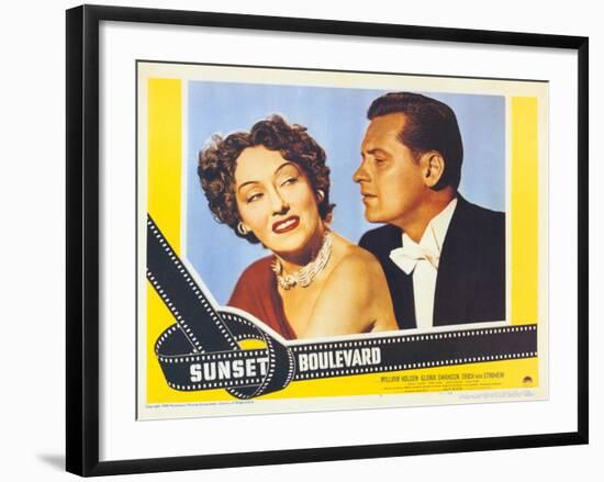 Sunset Boulevard, 1950-null-Framed Art Print