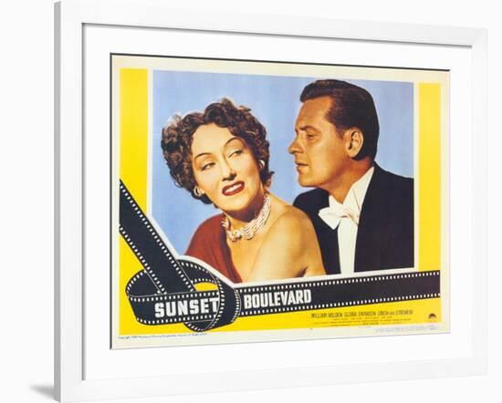 Sunset Boulevard, 1950-null-Framed Art Print
