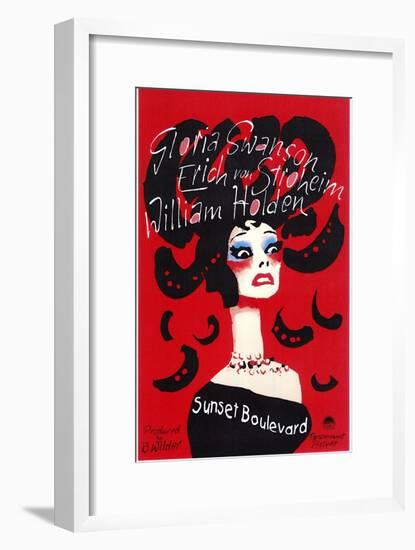 Sunset Boulevard-null-Framed Art Print