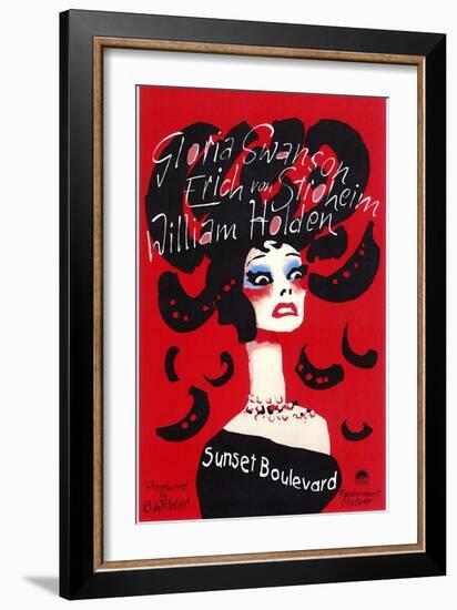 Sunset Boulevard-null-Framed Art Print