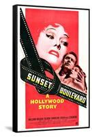 Sunset Boulevard-null-Framed Stretched Canvas