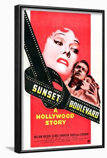 Sunset Boulevard-null-Framed Art Print