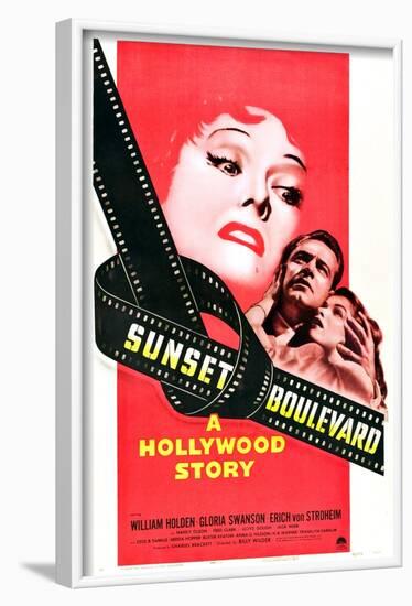 Sunset Boulevard-null-Framed Art Print