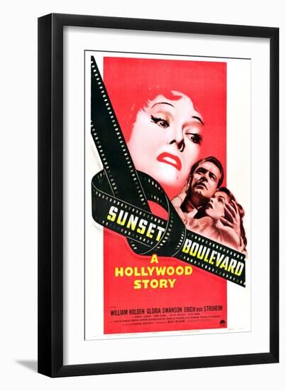 Sunset Boulevard-null-Framed Art Print