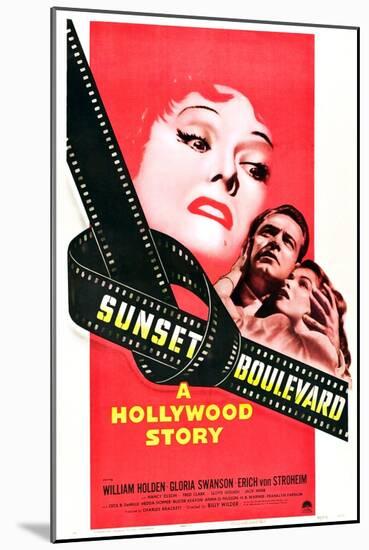 Sunset Boulevard-null-Mounted Art Print