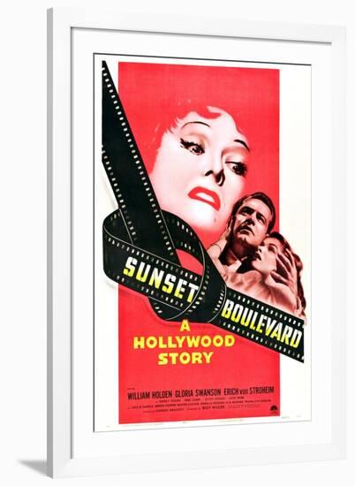 Sunset Boulevard-null-Framed Art Print