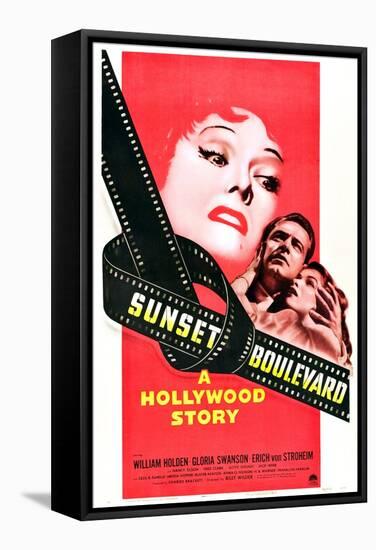 Sunset Boulevard-null-Framed Stretched Canvas