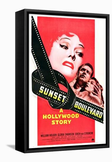 Sunset Boulevard-null-Framed Stretched Canvas