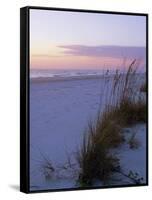 Sunset, Bradenton Beach, Anna Maria Island, Gulf Coast, Florida, USA-Fraser Hall-Framed Stretched Canvas