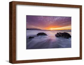 Sunset Break, Marshall Beach, San Francisco-Vincent James-Framed Photographic Print