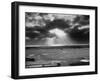 Sunset Breaking on Us Airbase across the East China Sea from Mainland China-Carl Mydans-Framed Photographic Print