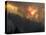 Sunset Breaks Through Smoke of the Hayman Wildfire-null-Stretched Canvas