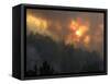 Sunset Breaks Through Smoke of the Hayman Wildfire-null-Framed Stretched Canvas