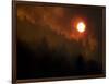 Sunset Breaks Through Smoke of the Hayman Wildfire-null-Framed Photographic Print