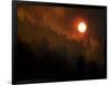 Sunset Breaks Through Smoke of the Hayman Wildfire-null-Framed Photographic Print