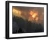 Sunset Breaks Through Smoke of the Hayman Wildfire-null-Framed Photographic Print