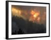 Sunset Breaks Through Smoke of the Hayman Wildfire-null-Framed Photographic Print