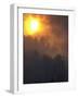 Sunset Breaks Through Smoke of the Hayman Wildfire-null-Framed Photographic Print