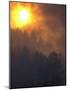 Sunset Breaks Through Smoke of the Hayman Wildfire-null-Mounted Photographic Print