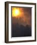 Sunset Breaks Through Smoke of the Hayman Wildfire-null-Framed Photographic Print