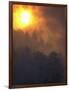 Sunset Breaks Through Smoke of the Hayman Wildfire-null-Framed Photographic Print