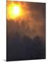 Sunset Breaks Through Smoke of the Hayman Wildfire-null-Mounted Photographic Print