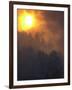 Sunset Breaks Through Smoke of the Hayman Wildfire-null-Framed Photographic Print