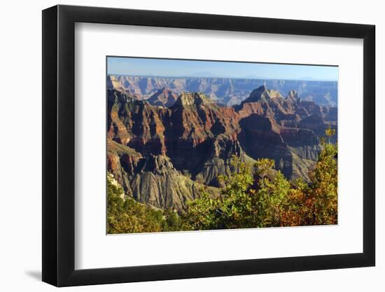 Sunset, Bright Angel Point, North Rim, Grand Canyon National Park, Arizona, USA-Michel Hersen-Framed Photographic Print