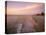 Sunset, Brighton Beach, Adelaide, South Australia, Australia-Neale Clarke-Stretched Canvas