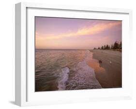 Sunset, Brighton Beach, Adelaide, South Australia, Australia-Neale Clarke-Framed Photographic Print