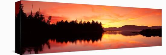 Sunset Broken Islands Pacific Rim National Park BC Canada-null-Stretched Canvas