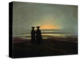 Sunset (Brother), Between 1830 and 1835-Caspar David Friedrich-Stretched Canvas