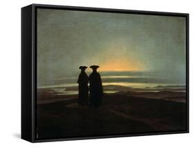 Sunset (Brother), Between 1830 and 1835-Caspar David Friedrich-Framed Stretched Canvas