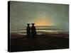 Sunset (Brother), Between 1830 and 1835-Caspar David Friedrich-Stretched Canvas