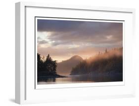 Sunset Broughton Islands-Donald Paulson-Framed Giclee Print