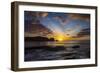 Sunset by the Southern Headland of Beautiful Playa Pelada Beach-Rob Francis-Framed Photographic Print