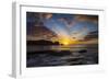 Sunset by the Southern Headland of Beautiful Playa Pelada Beach-Rob Francis-Framed Photographic Print