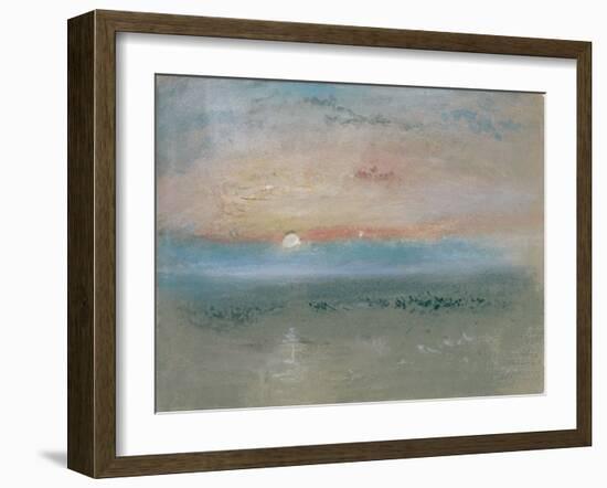 Sunset, C.1830-JMW Turner-Framed Giclee Print