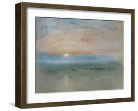 Sunset, C.1830-JMW Turner-Framed Giclee Print