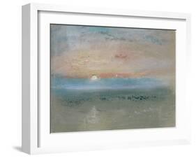 Sunset, C.1830-JMW Turner-Framed Giclee Print