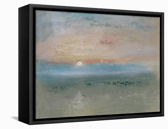 Sunset, C.1830-JMW Turner-Framed Stretched Canvas