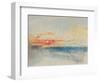 Sunset, C.1845-J. M. W. Turner-Framed Giclee Print