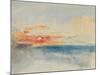 Sunset, C.1845-J. M. W. Turner-Mounted Giclee Print