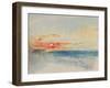 Sunset, C.1845-J. M. W. Turner-Framed Giclee Print